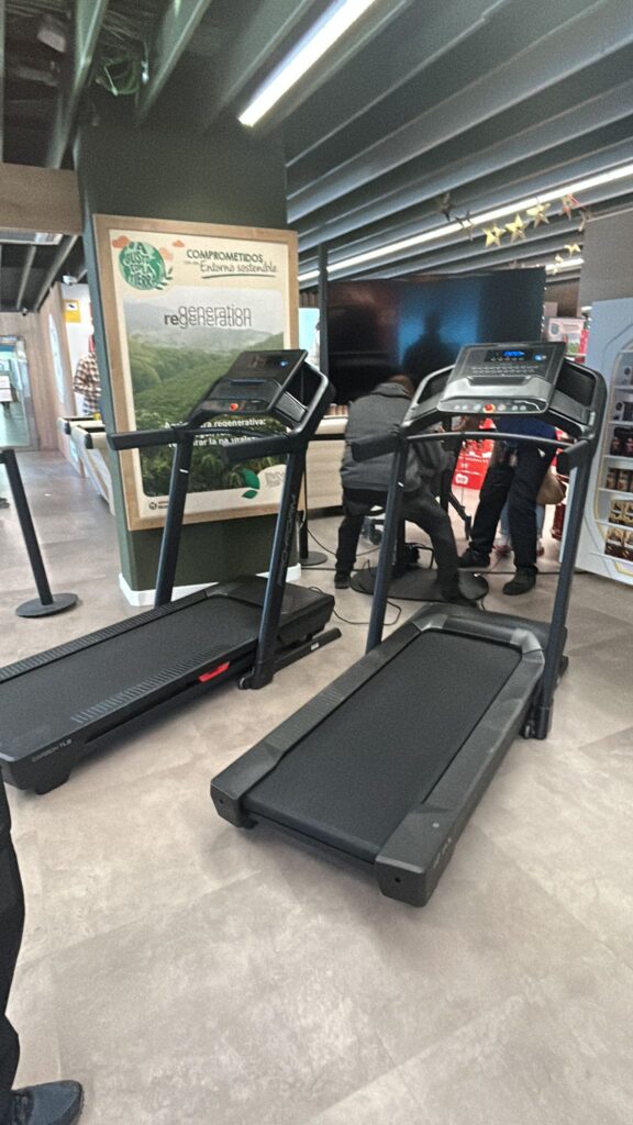 Zona de cintas de correr - Espacios comerciales